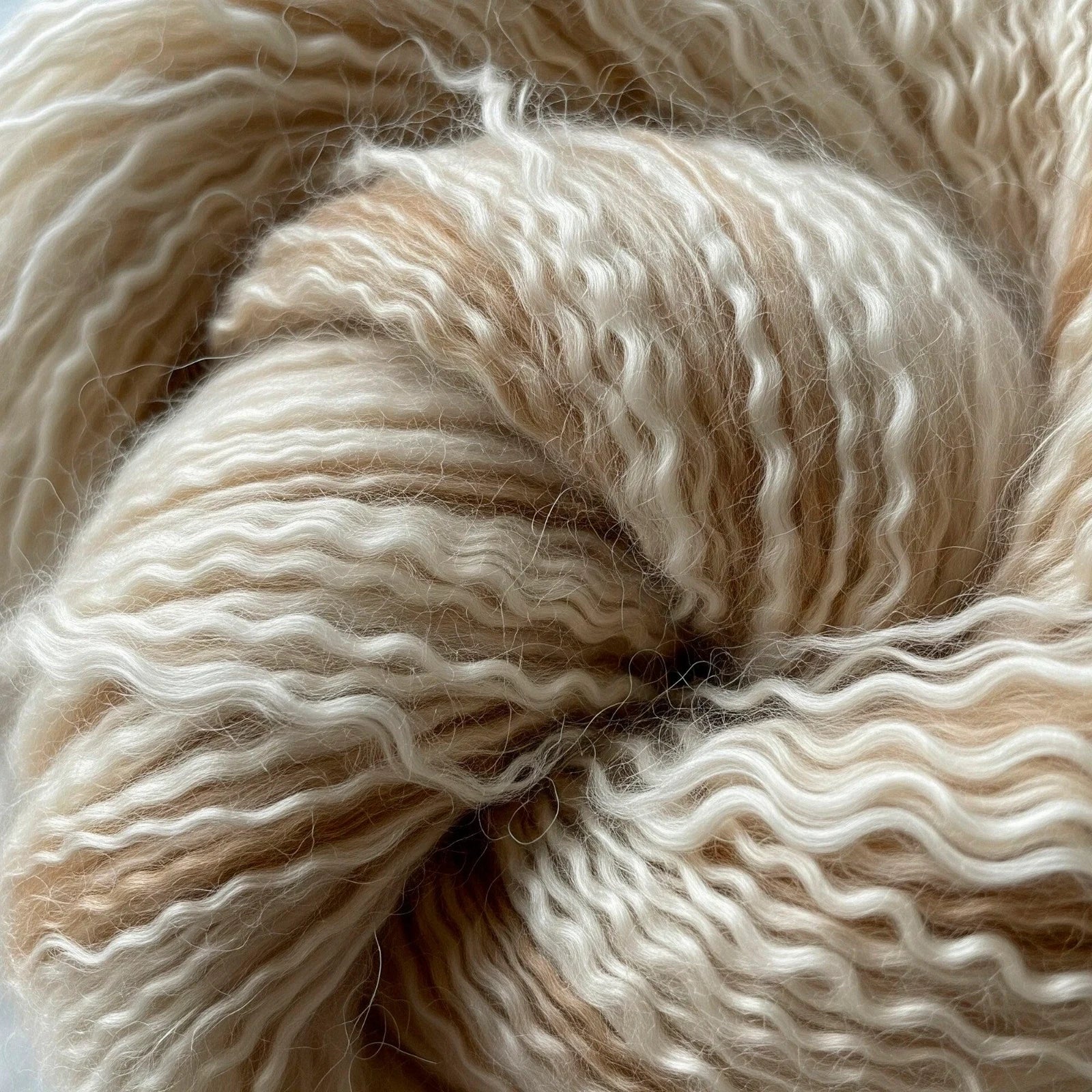 Undyed baby alpaca, first shearing